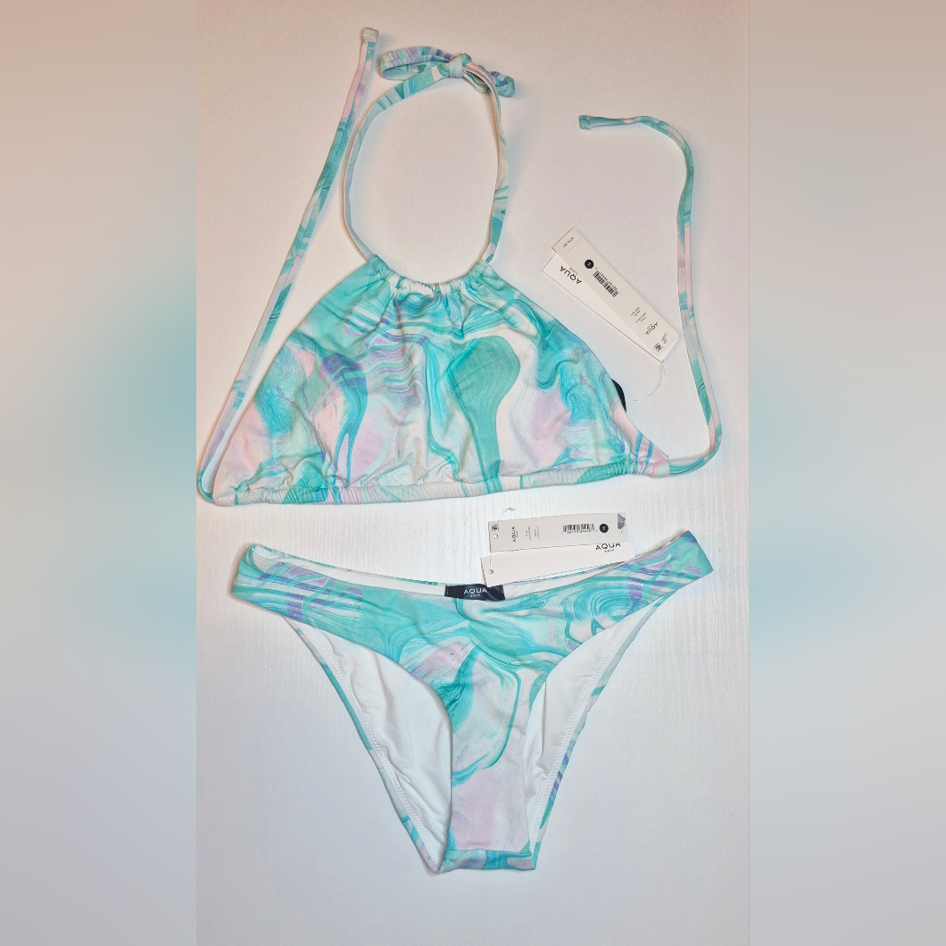 Bloomingdales Aqua Bikini Set